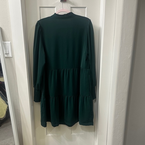 Imply Bela Long Sleeve Green Dress L - Picture 6 of 8